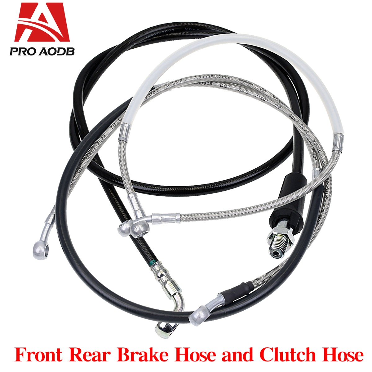 Motorcycle Front Rear Brake Oi - Braided Line 评论和价格
